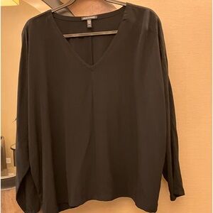 Eileen Fisher V-Neck 3/4 Dolman Sleeve top🌺❤️🔥